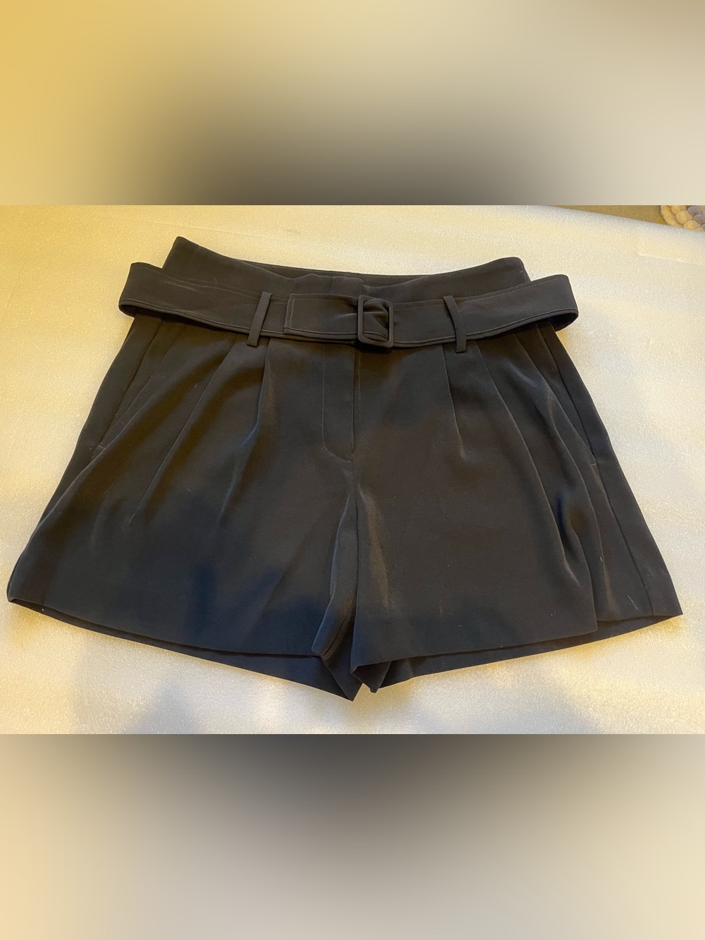 Ann Taylor factory Black Belted High-Waist Women’s Shorts